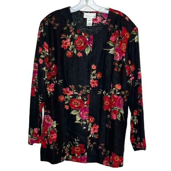 Vintage‎ Susan Graver Floral Skirt Set - Picture 7 of 11